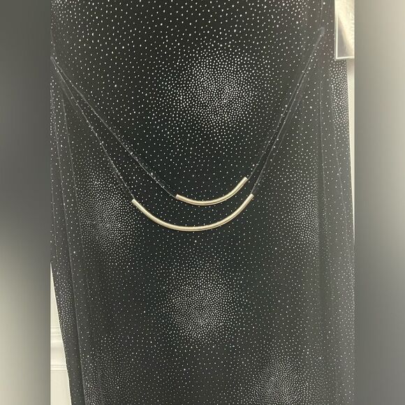 NWT Scarlett 2000 Junior Black Bedazzled Maxi Dress Size 9/10 - Picture 4 of 5